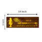 3D Krishna Flute Name Plate