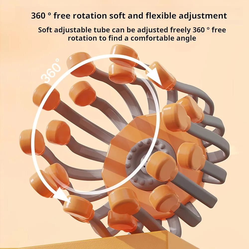 Electric Head Massager 20-Claw Octopus Scalp Relaxation & Sleep Acupoint Decompression Instrument