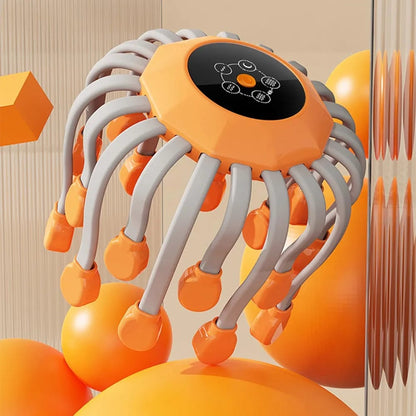 Electric Head Massager 20-Claw Octopus Scalp Relaxation & Sleep Acupoint Decompression Instrument