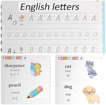 Magic Book Set of 2 ( 8 Book +20 Refill +2 Pen+2 Grip)