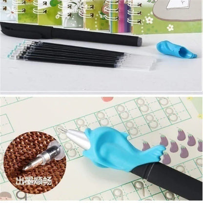 Magic Book Set of 2 ( 8 Book +20 Refill +2 Pen+2 Grip)