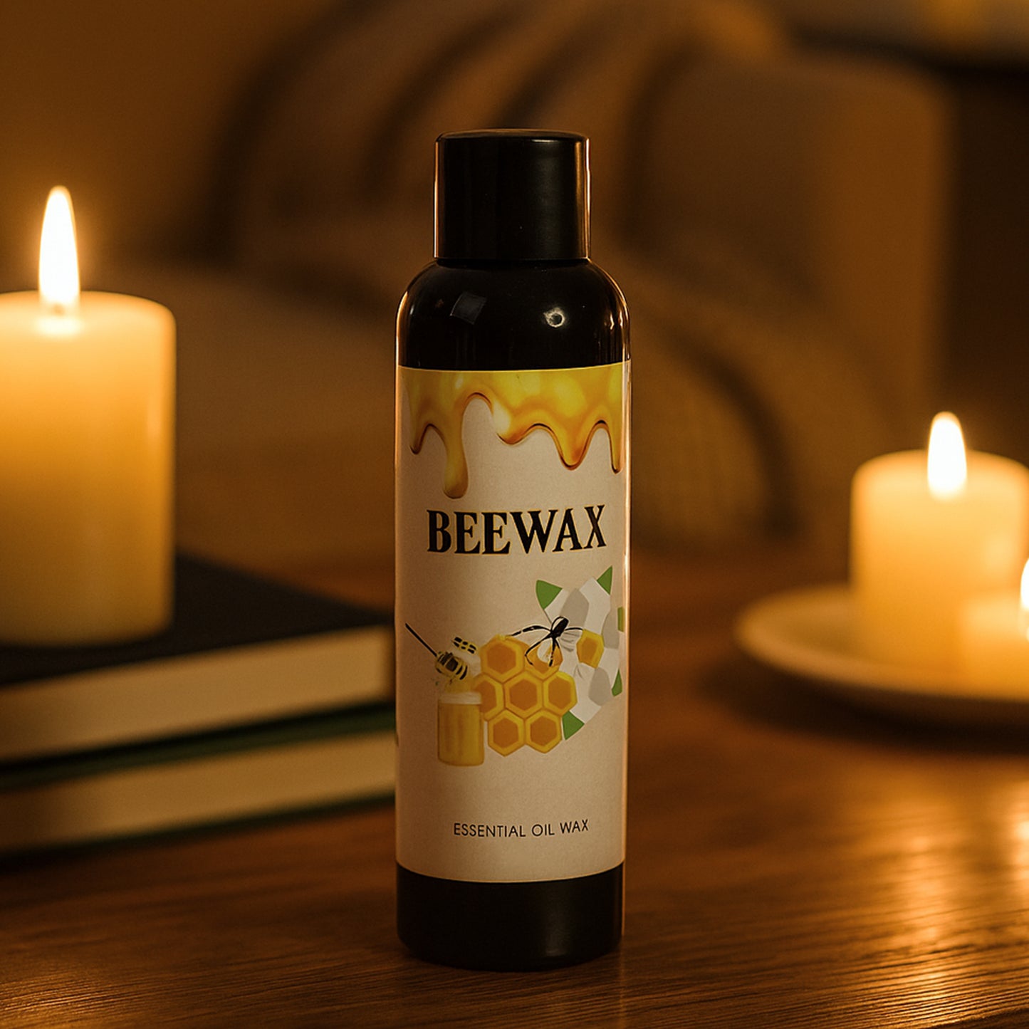 Beeswax Essential Oil Wood Polish Spray 120ml - (Set)