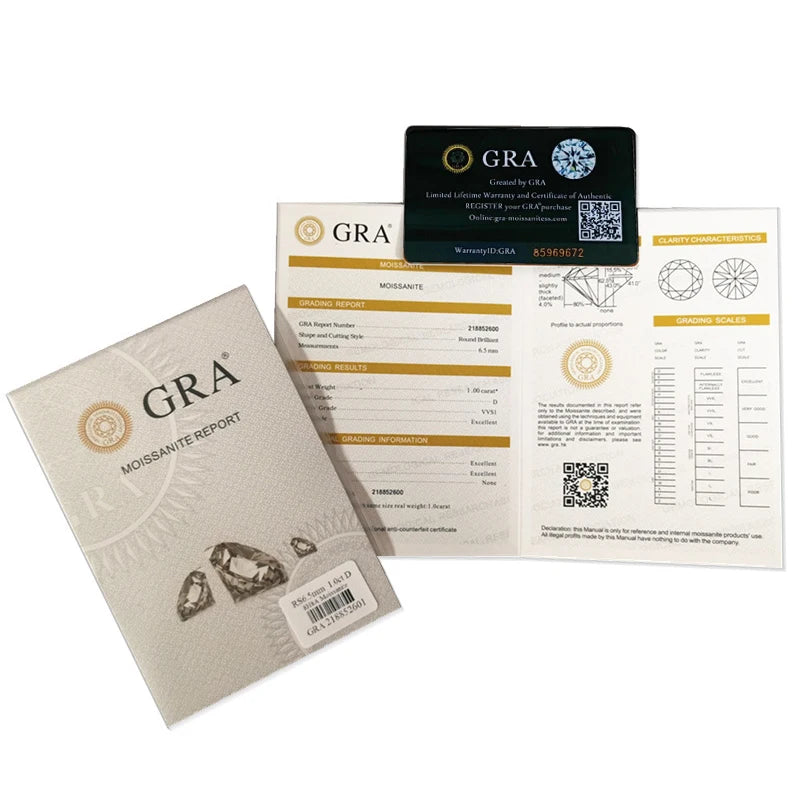 JoyceJelly 925 Sterling Silver Moissanite Diamond Ear Studs 1CT/2CT Round Cut Ear-Hooks Women's Earrings Wedding Fine Jewelry