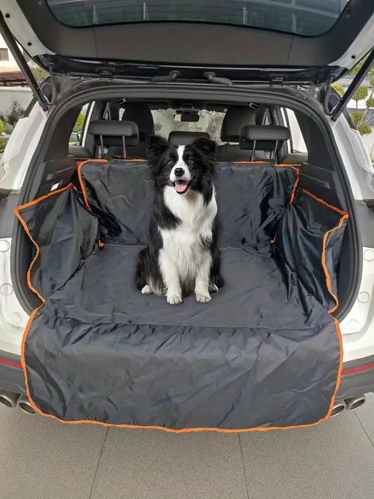 Durable Polyester Auto Trunk Mat for Pets - Non-Slip, Scratch-Resistant, Easy-Clean Mat for SUVs and Cars, Pet Safety Mat