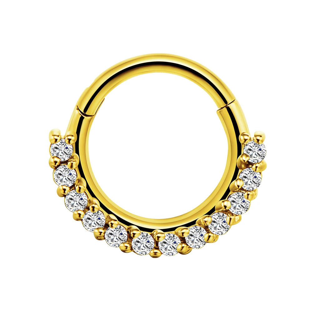 Septum Mustache Ring  Body Piercing Jewelry for Women Men 14G 16G 316L Surgical Steel  Nose Stud