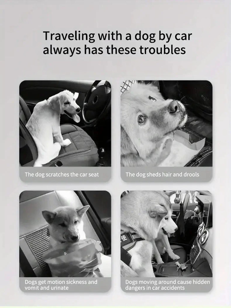 Durable Polyester Auto Trunk Mat for Pets - Non-Slip, Scratch-Resistant, Easy-Clean Mat for SUVs and Cars, Pet Safety Mat