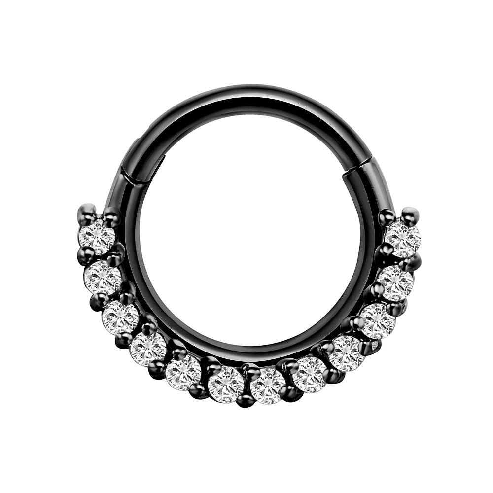 Septum Mustache Ring  Body Piercing Jewelry for Women Men 14G 16G 316L Surgical Steel  Nose Stud