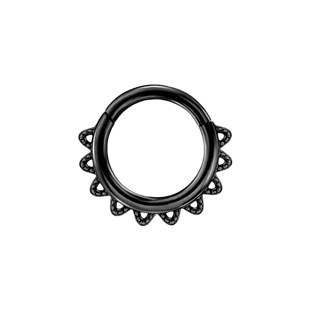 Septum Mustache Ring  Body Piercing Jewelry for Women Men 14G 16G 316L Surgical Steel  Nose Stud