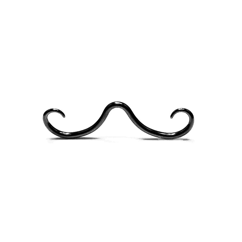 Septum Mustache Ring  Body Piercing Jewelry for Women Men 14G 16G 316L Surgical Steel  Nose Stud