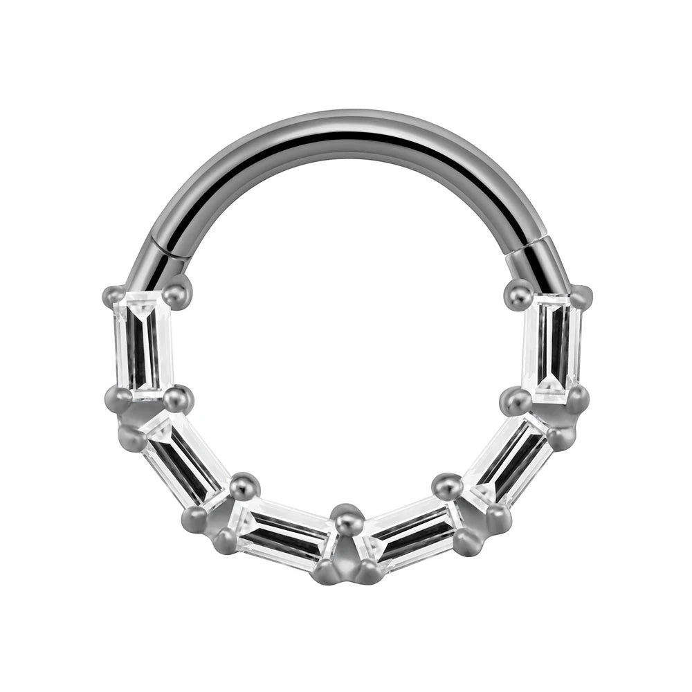 Septum Mustache Ring  Body Piercing Jewelry for Women Men 14G 16G 316L Surgical Steel  Nose Stud