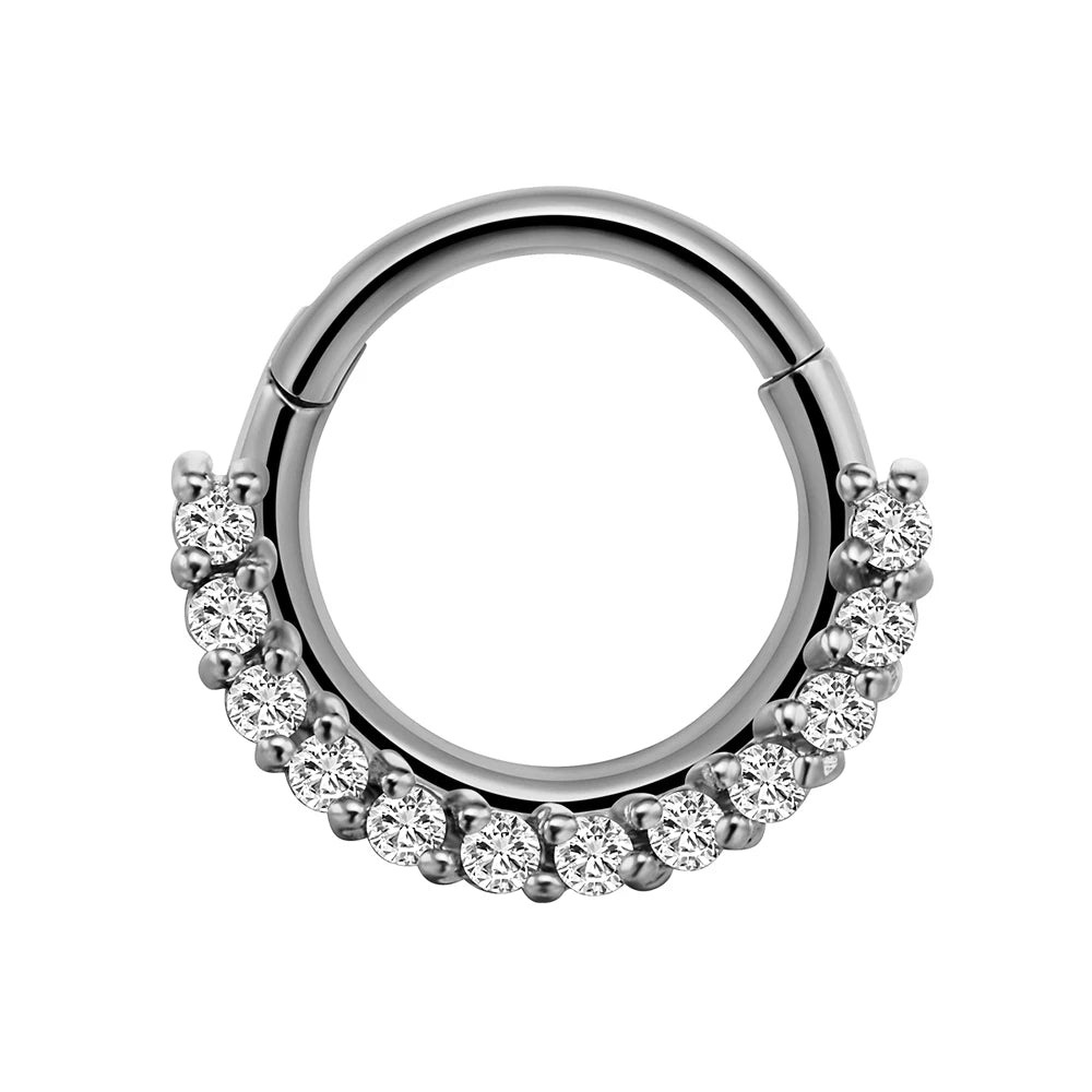 Septum Mustache Ring  Body Piercing Jewelry for Women Men 14G 16G 316L Surgical Steel  Nose Stud