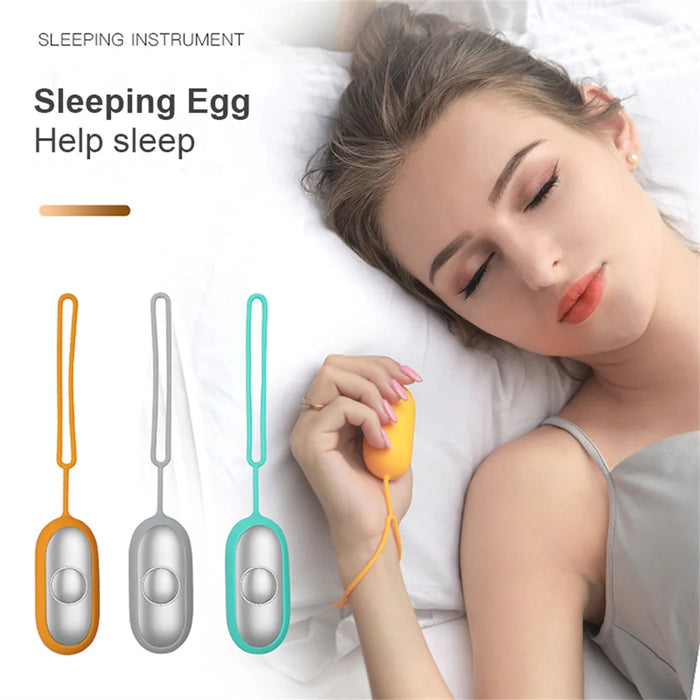 Sleep Instrument, Sleep Aid Machine for Insomnia Brain Massage Pressure Anxiety Device to Fast Asleep Easy to Carry