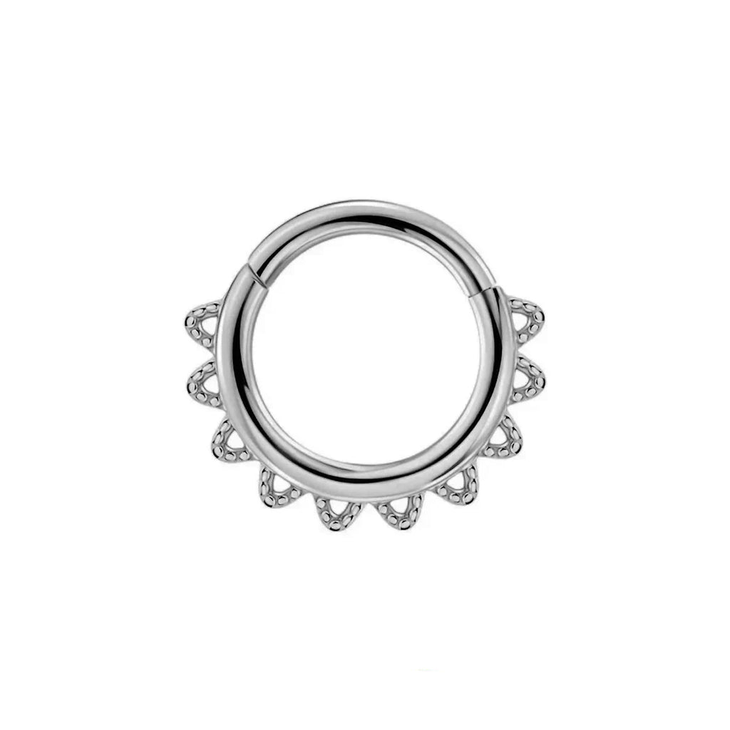 Septum Mustache Ring  Body Piercing Jewelry for Women Men 14G 16G 316L Surgical Steel  Nose Stud