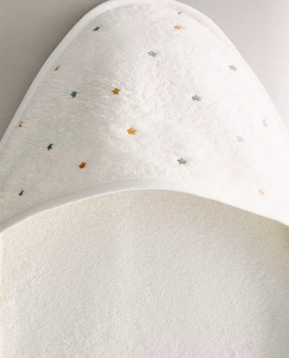 Soft Coral Fleece Baby Cloak Bath Towel – Cute Cartoon Hooded Bathrobe for Newborns & Toddlers