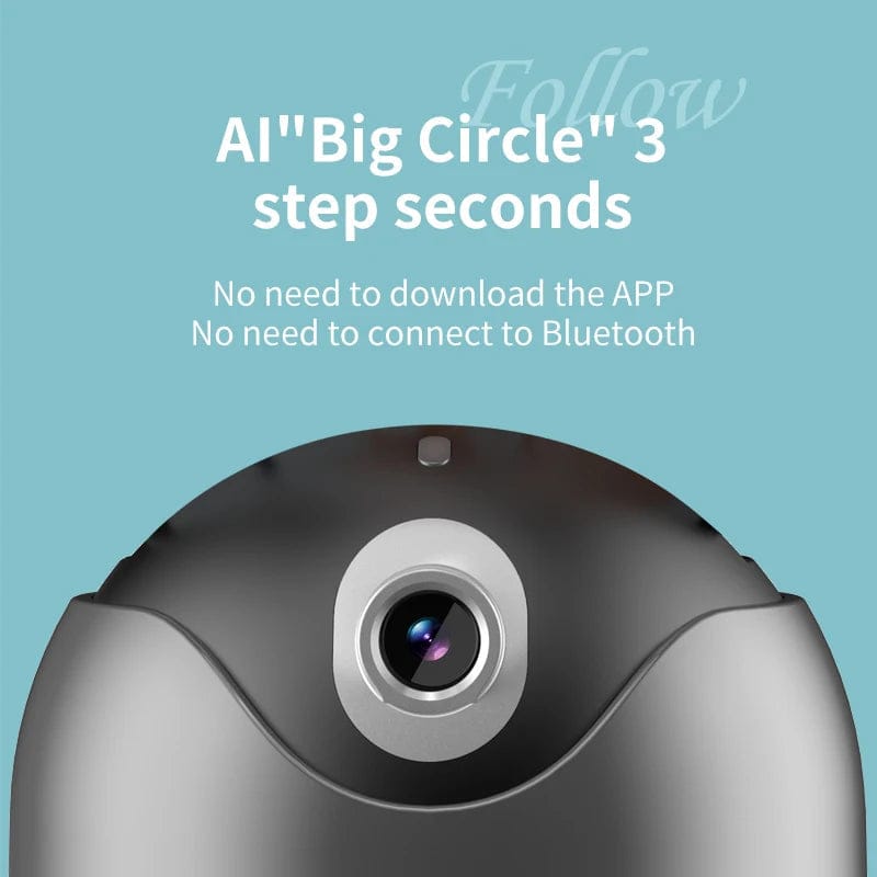 The new Q8AI intelligent face recognition 360 ° follow-up pan-tilt tremolo live selfie desktop stand
