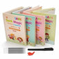 Magic Book Set of 2 ( 8 Book +20 Refill +2 Pen+2 Grip)