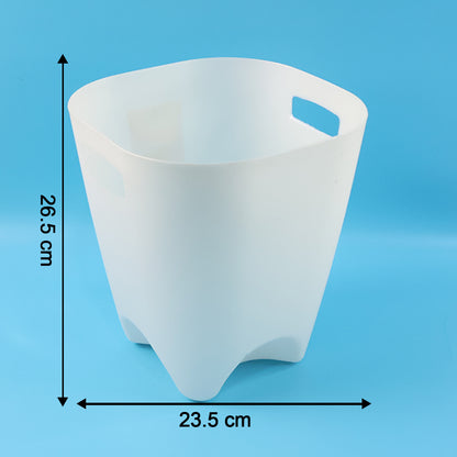 Modern Plastic Dustbin  Waste Paper Basket - (4 Pc)